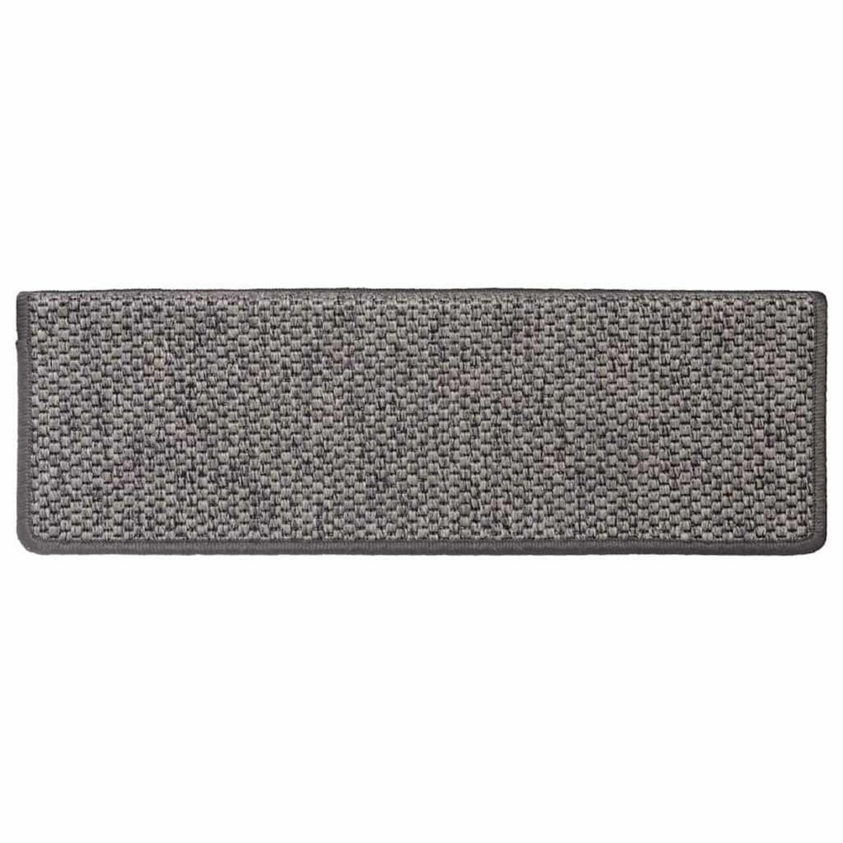 VIDAXL Tapis d'escalier autocollants 30 pcs 65x21x4 cm gris et beige