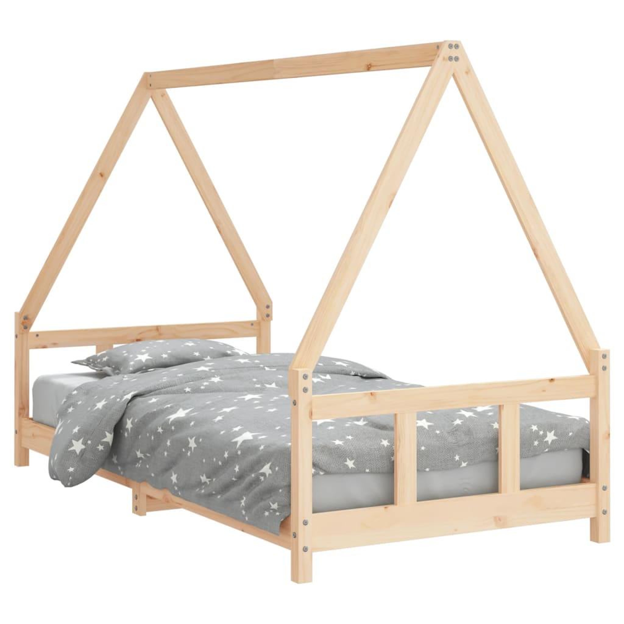 Voir la diapositive 2 : VIDAXL Cadre de lit pour enfant 90x190 cm Bois de pin massif