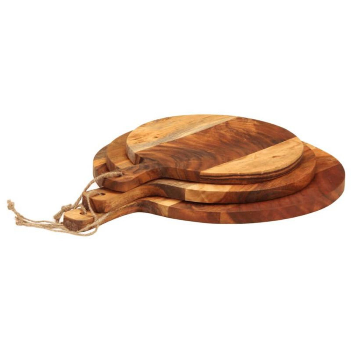VIDAXL Planche à découper 3 pcs cm bois d acacia massif
