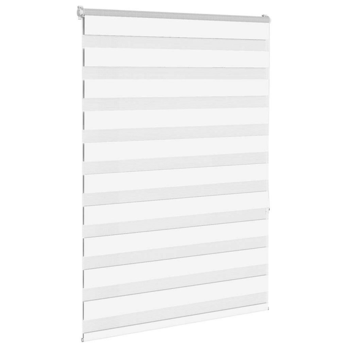 VIDAXL Store zebre blanc 115x150 cm largeur du tissu 110,9cm polyester