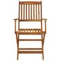 Voir la diapositive 4 : VIDAXL Ensemble a manger d'exterieur pliable 7pcs Bois d'acacia solide