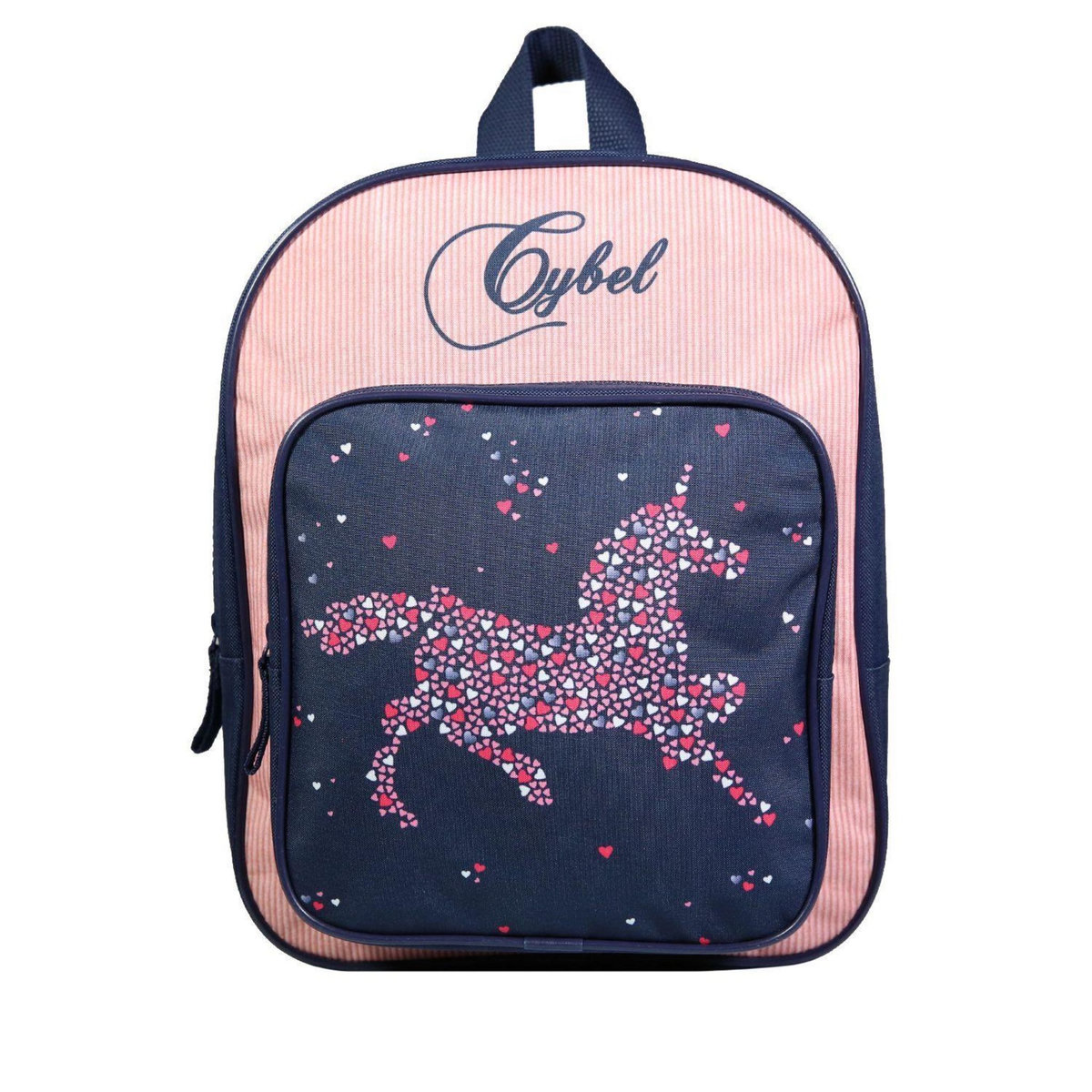 Bagtrotter BAGTROTTER Sac à dos 31 cm avec poche maternelle Cybel Cheval Licorne Bleu et rose