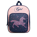 Bagtrotter BAGTROTTER Sac à dos 31 cm avec poche maternelle Cybel Cheval Licorne Bleu et rose
