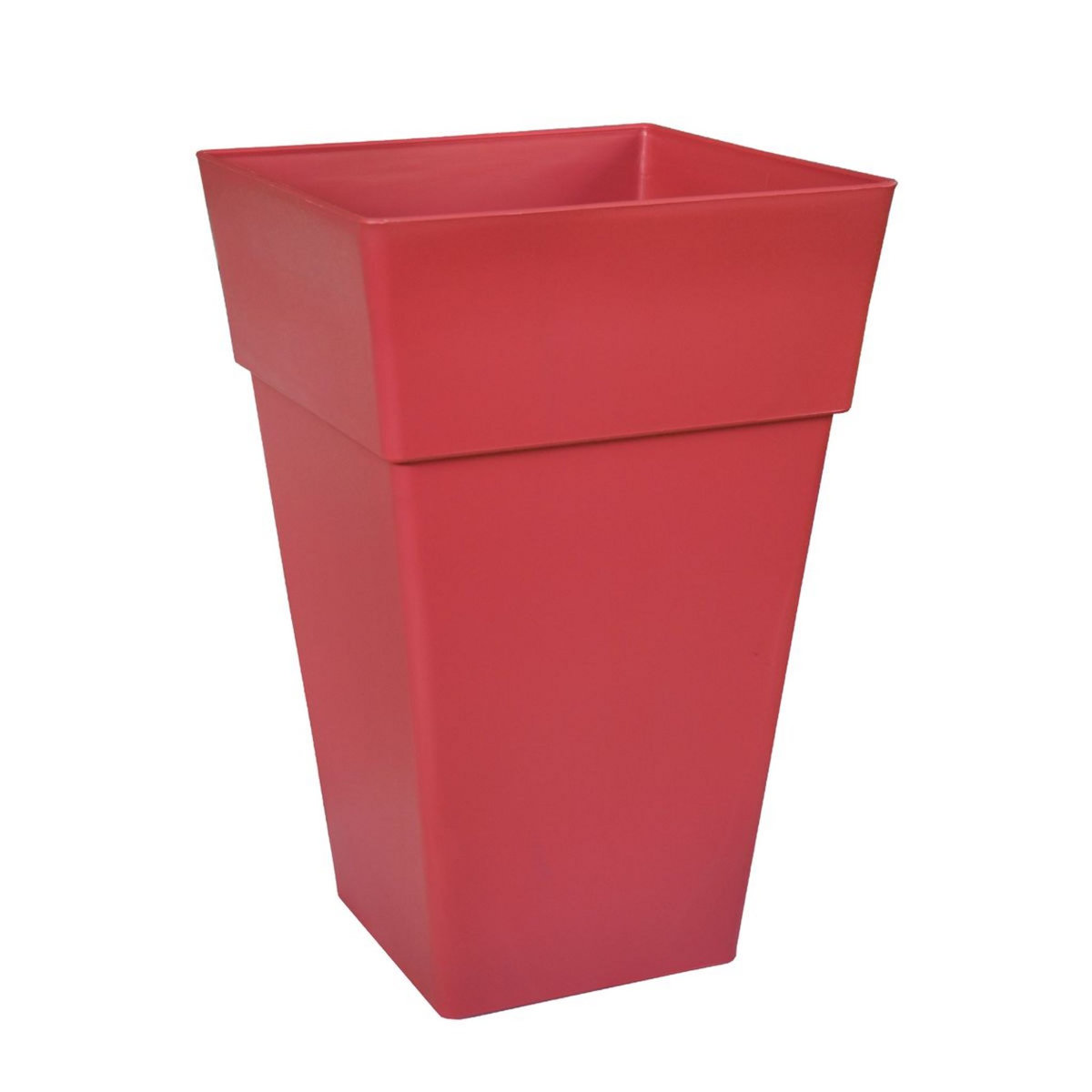 Telcom POT CARRE 40X40 HAUTEUR 64 CM CERISE