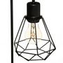 Voir la diapositive 3 : ATMOSPHERA Lampe à Poser Design  Flave  46cm Noir