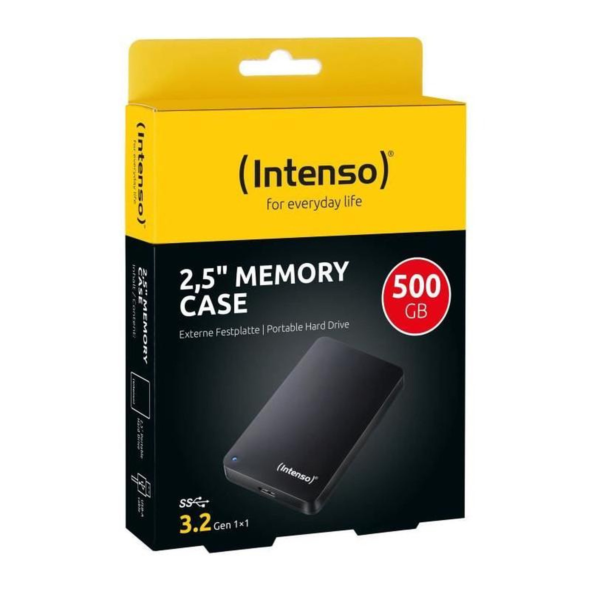Voir la diapositive 5 : Intenso Disque dur externe - INTENSO - 2,5' - 500Go - Noir