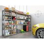 CENTRALE BRICO Concept rangement de garage MODULÖ STORAGE SYSTEME EXTENSION 4 étagères 21 plateaux longueur 300 cm