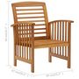 Voir la diapositive 6 : VIDAXL Chaises de jardin lot de 2 Bois d'acacia massif