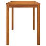 Voir la diapositive 4 : VIDAXL Table de jardin 110x55x67 cm Bois d'acacia solide