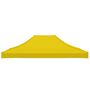Voir la diapositive 4 : VIDAXL Toit de tente de reception 4x3 m Jaune 270 g/m^2