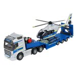 Majorette Majorette Volvo Truck with Helicopter Police 213716000