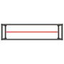 Voir la diapositive 5 : VIDAXL Cadre banc de travail Noir mat et rouge mat 210x50x79 cm Metal