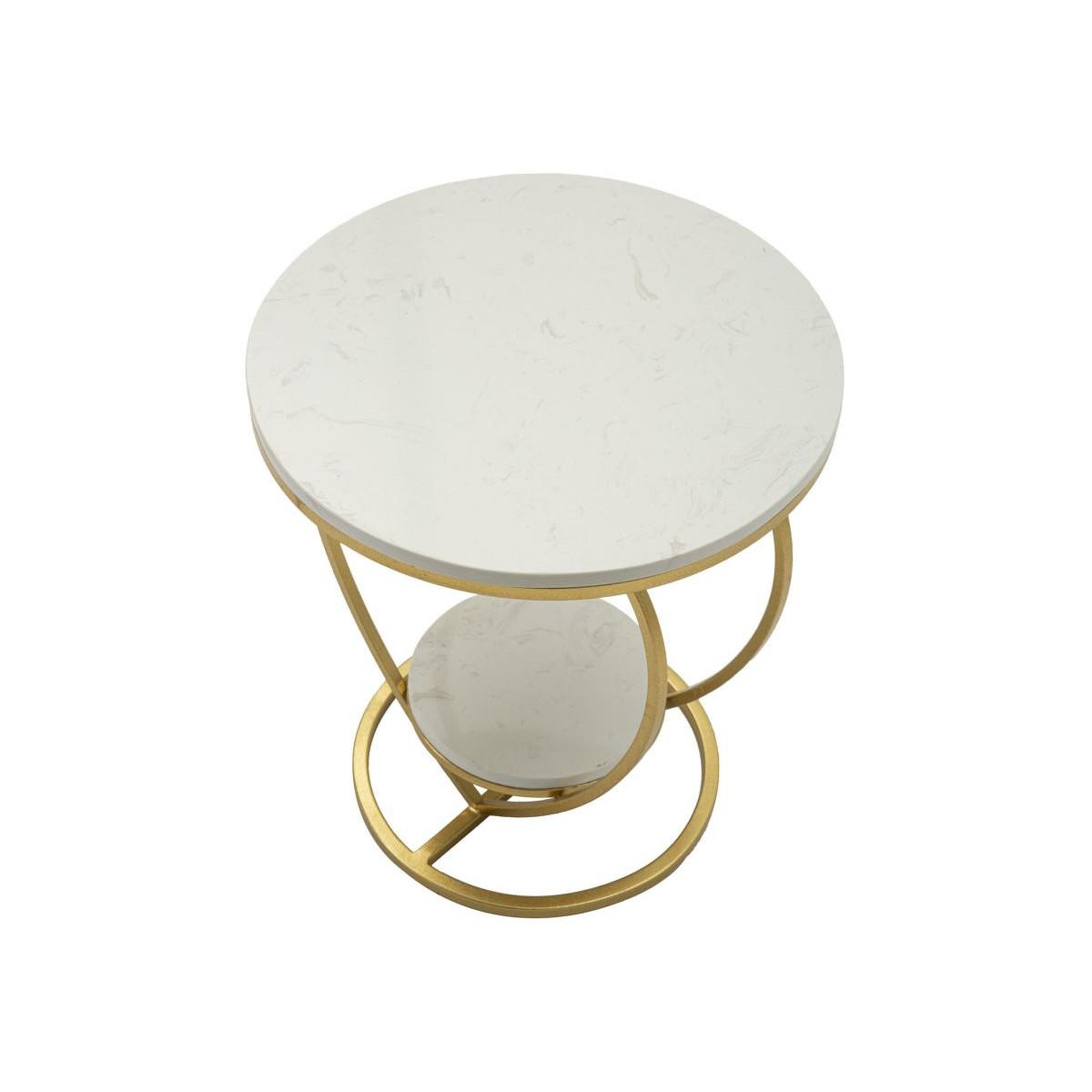 Voir la diapositive 3 : Paris Prix Table d'appoint design  heart  45cm or