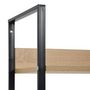 Voir la diapositive 5 : VIDAXL Bibliotheque a 3 niveaux chene 60x27,6x90,5cm bois d'ingenierie