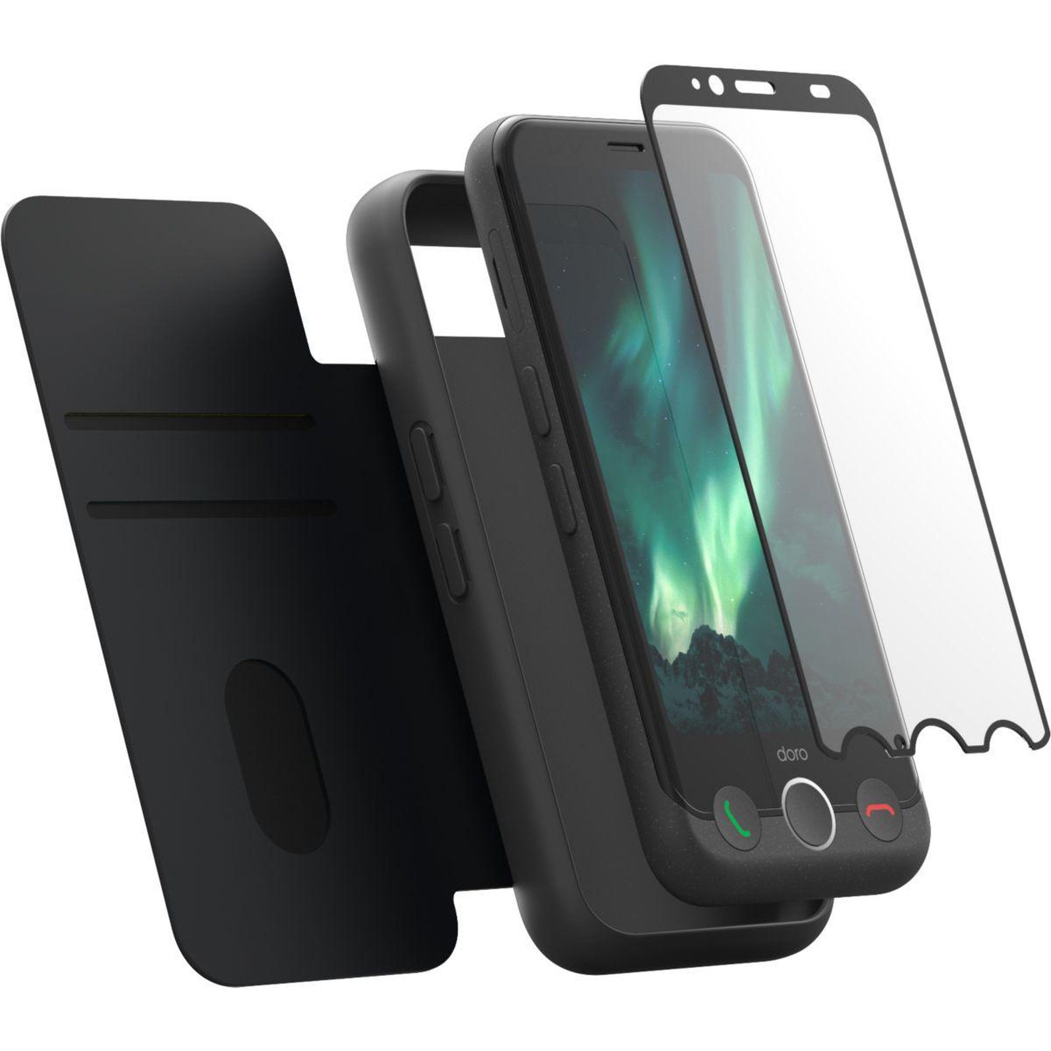 Voir la diapositive 5 : Doro Téléphonie mobile Aurora A10 4G + Etui + Protège écran