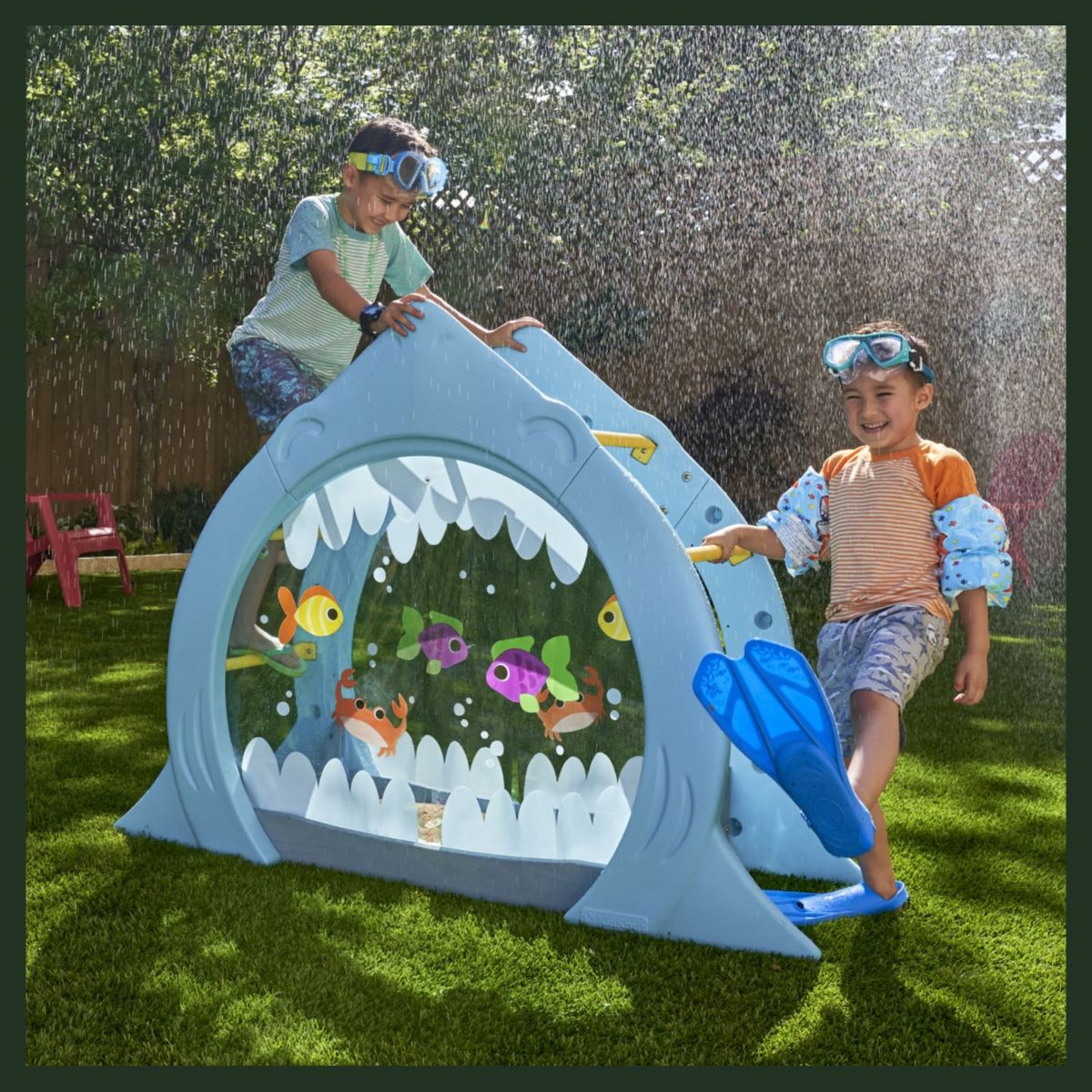 Kidkraft Bac à sable piscine à balle Requin avec échelle d'escalade