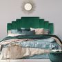 Voir la diapositive 6 : Paris Prix Tête de Lit en Velours  Renaya  180cm Vert