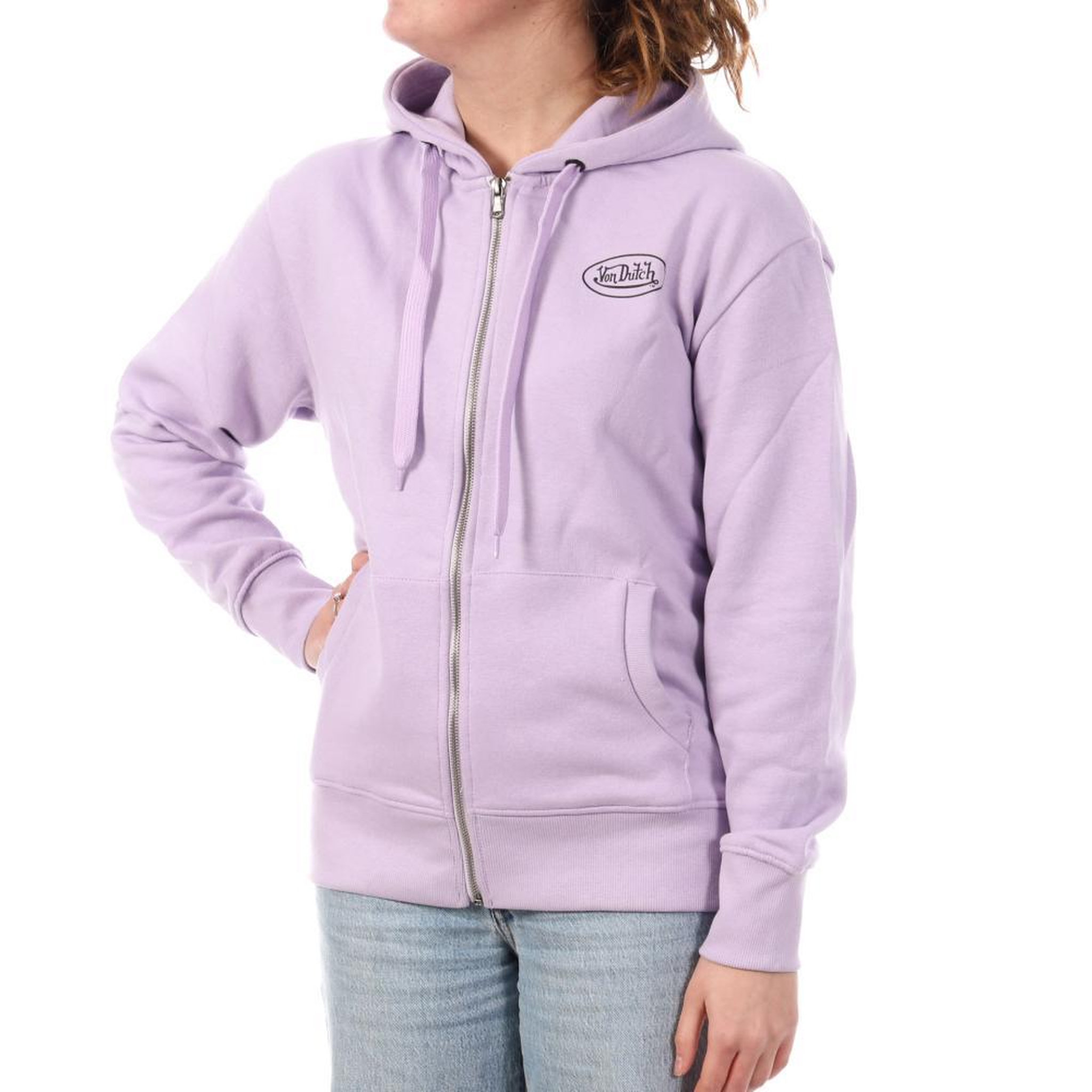 Voir la diapositive 1 : VON DUTCH Sweat Zippé  Femme Von Dutch SLIGN