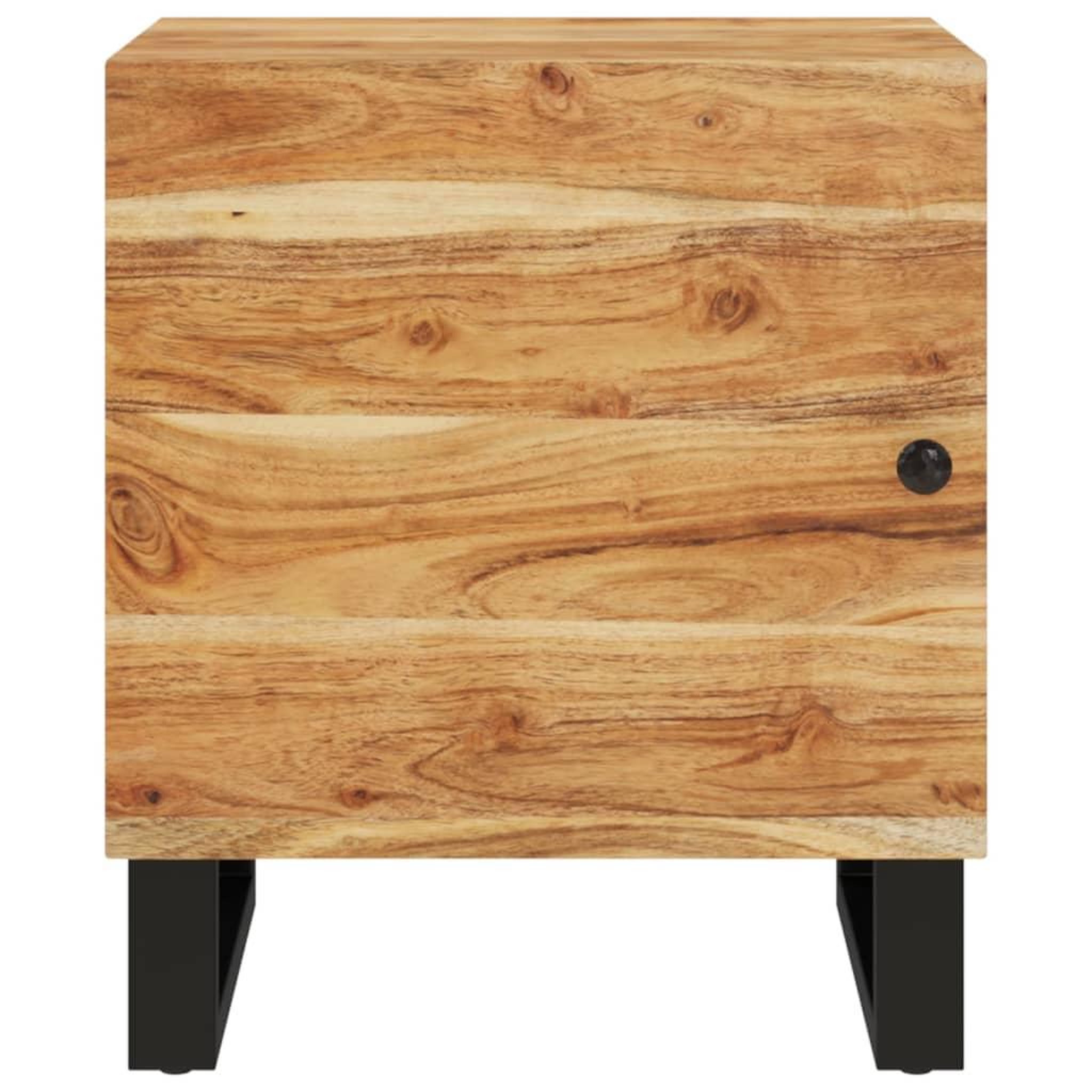 Voir la diapositive 3 : VIDAXL Table de chevet 40x33x46 cm Bois d'acacia massif