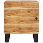 Voir la diapositive 3 : VIDAXL Table de chevet 40x33x46 cm Bois d'acacia massif