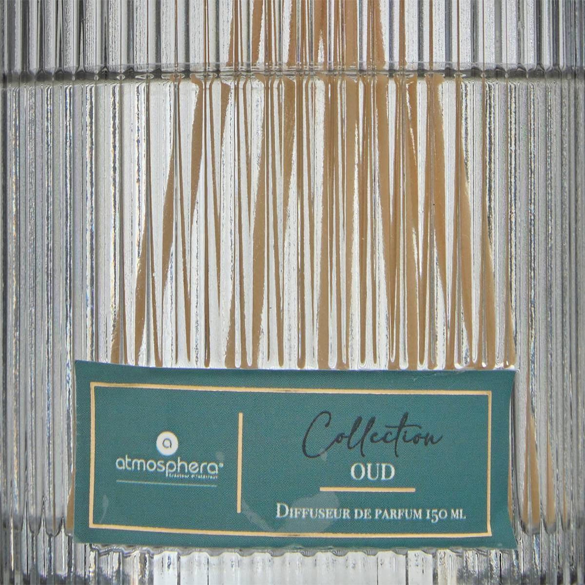 Voir la diapositive 2 : ATMOSPHERA Diffuseur de parfum en verre  albie  150ml bois de oud