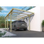 Voir la diapositive 1 : Forest Style Carport toit plat - Bois traité autoclave - 15,6 m² - JEAN
