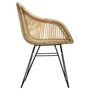 Voir la diapositive 3 : Fauteuil en rotin naturel LORETA