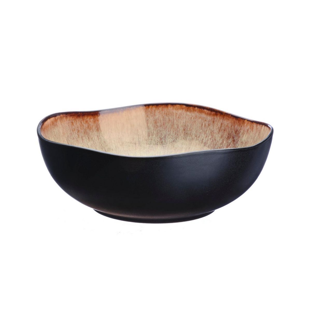 BJORN Saladier IRIS Ø24cm et Ø28,5cm - 2 pièces - Marron sauvage