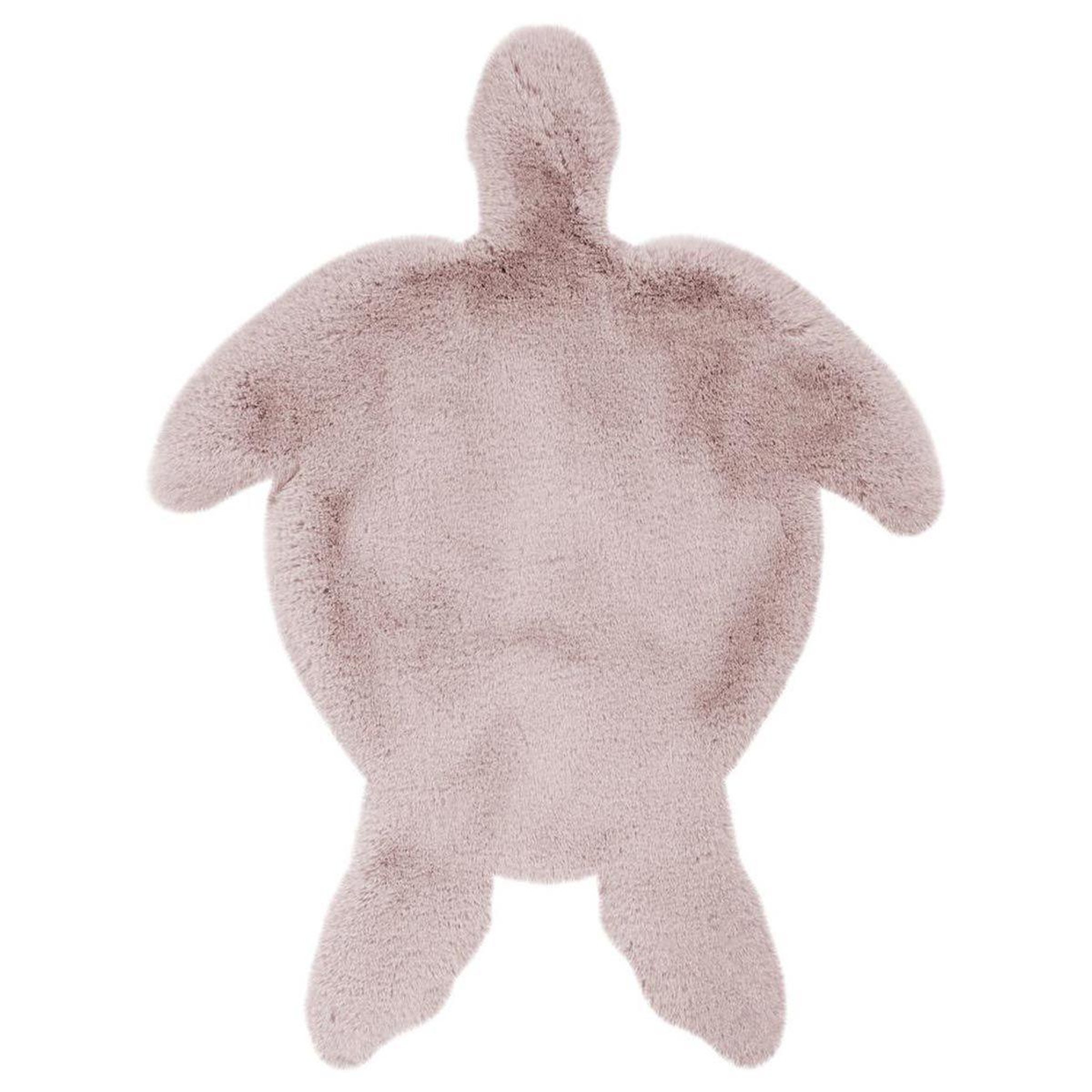 Voir la diapositive 1 : Paris Prix Tapis déco enfant  lovely turtle  68x90cm rose