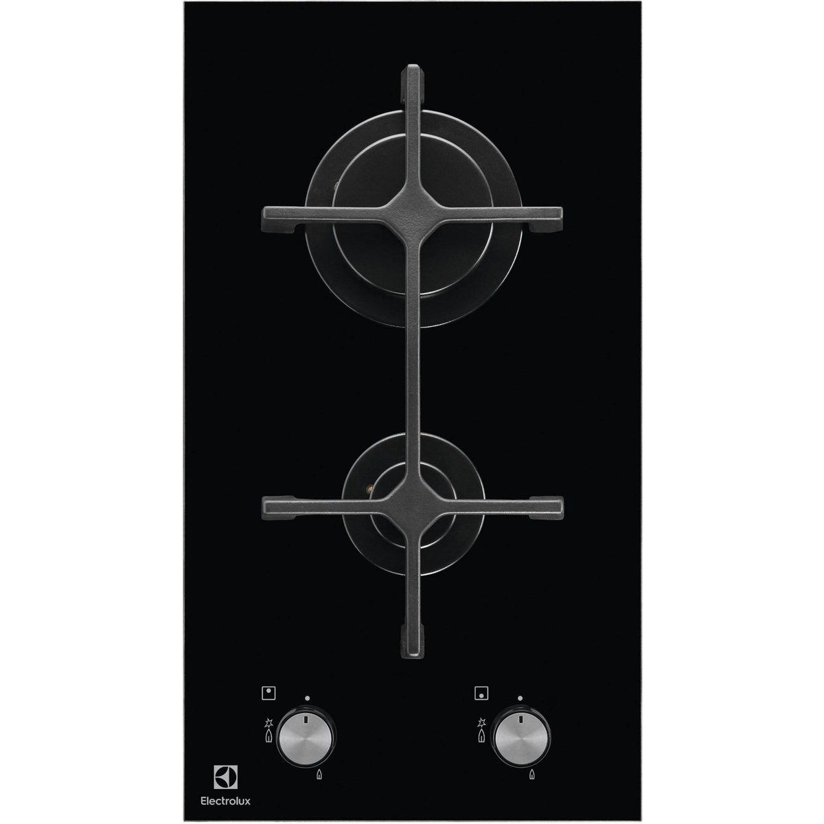 ELECTROLUX Table domino verre gaz 30cm 3900w noir - egc3322nvk