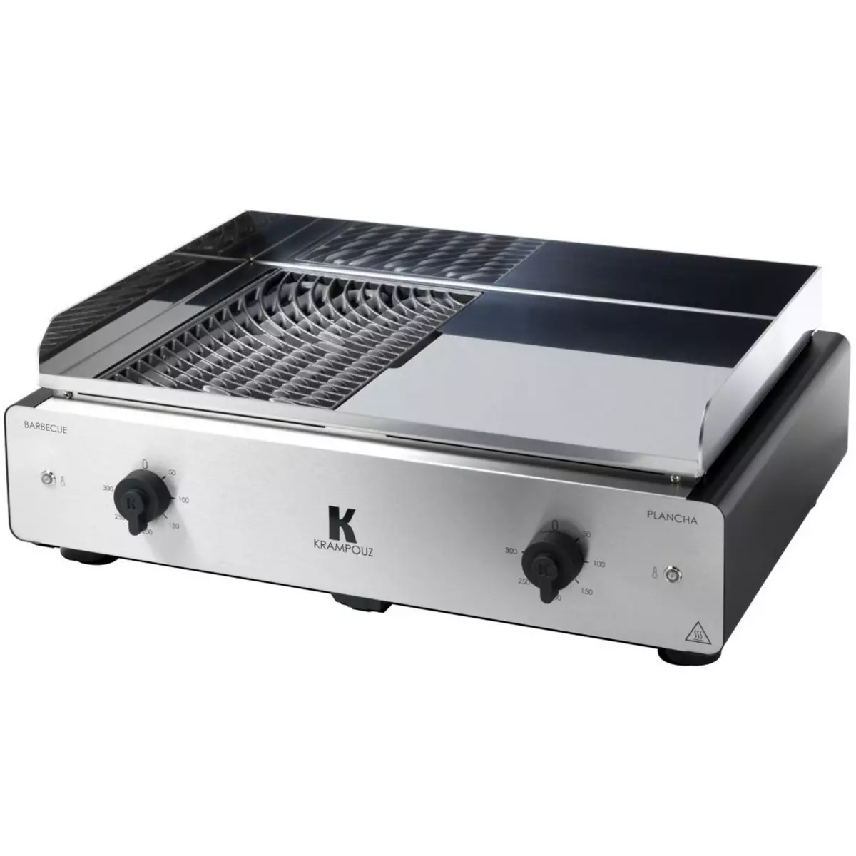 KRAMPOUZ Duo électrique barbecue/plancha 3500w - gicio2a-aa-00