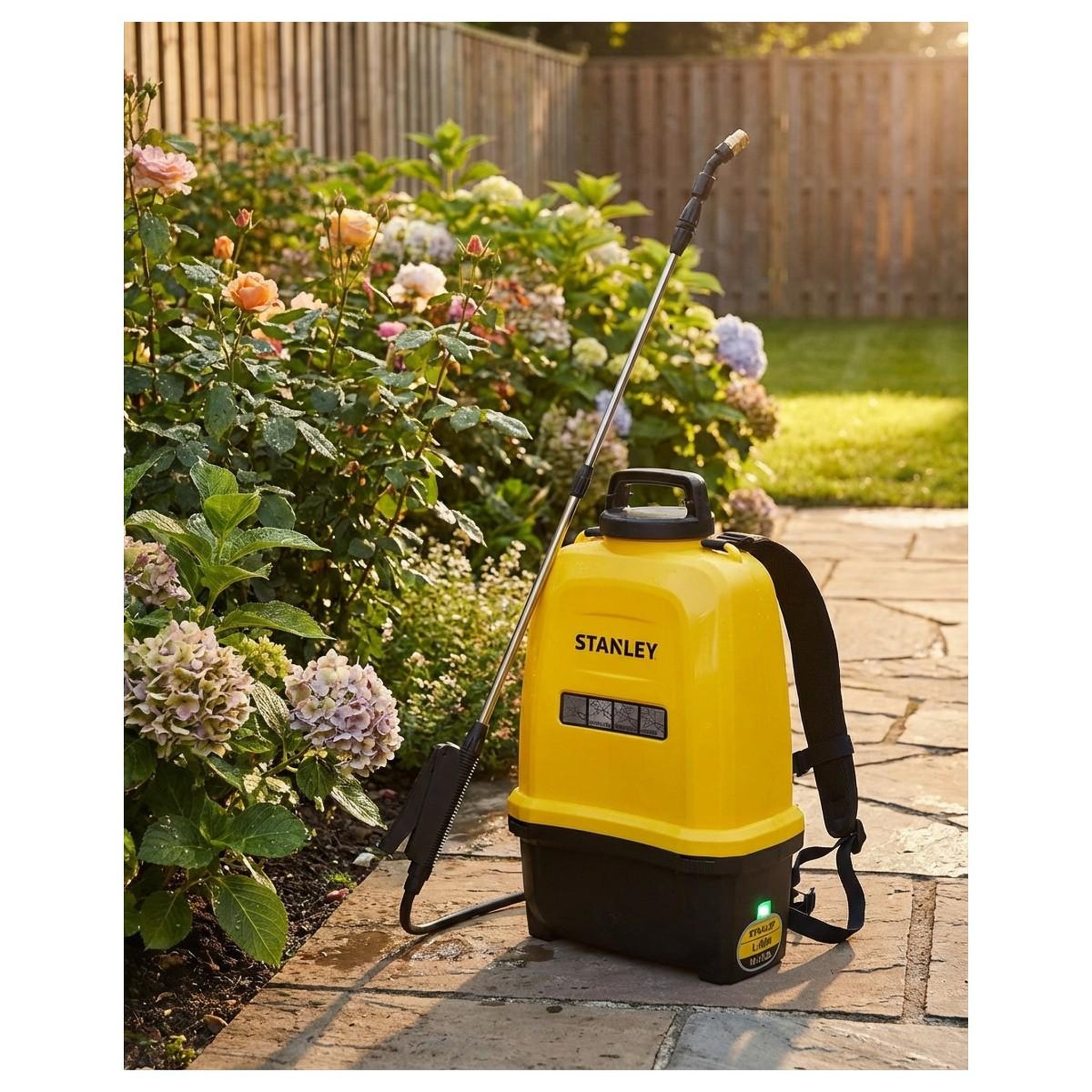 Voir la diapositive 4 : Stanley Pulvérisateur electrique 16l, batterie lithium 14.4 v / 2.0 ah - pulvérisateur jardin végétaux + lance télescopique stanley