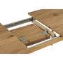 Voir la diapositive 6 : The Home Deco Factory Table extensible pour 6 à 8 personnes en bois Gaspard - Marron