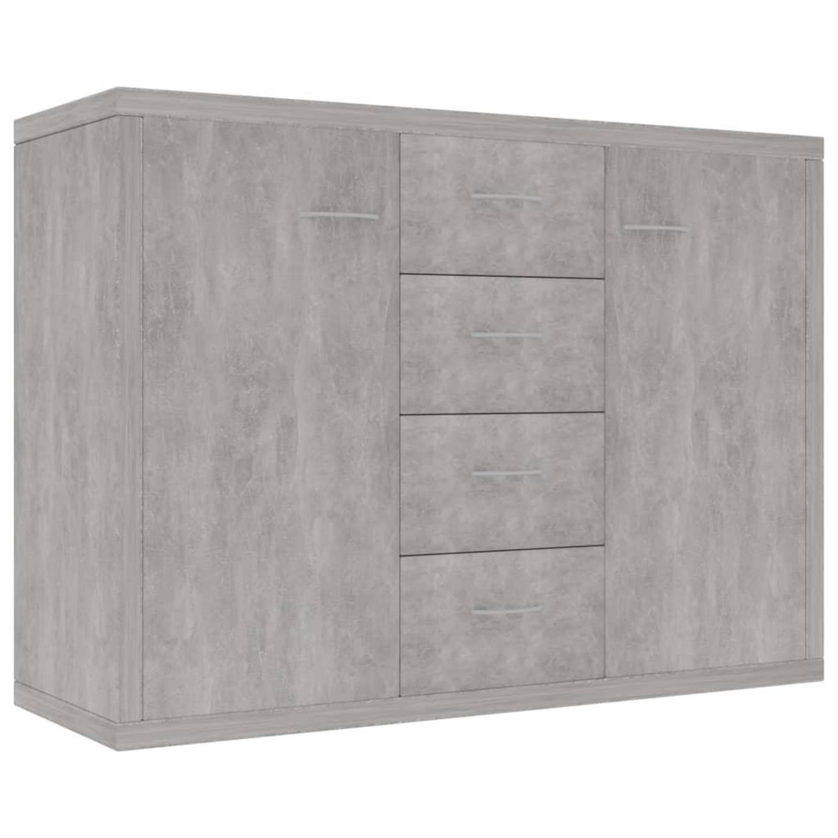 VIDAXL Buffet Gris beton 88x30x65 cm Bois d'ingenierie