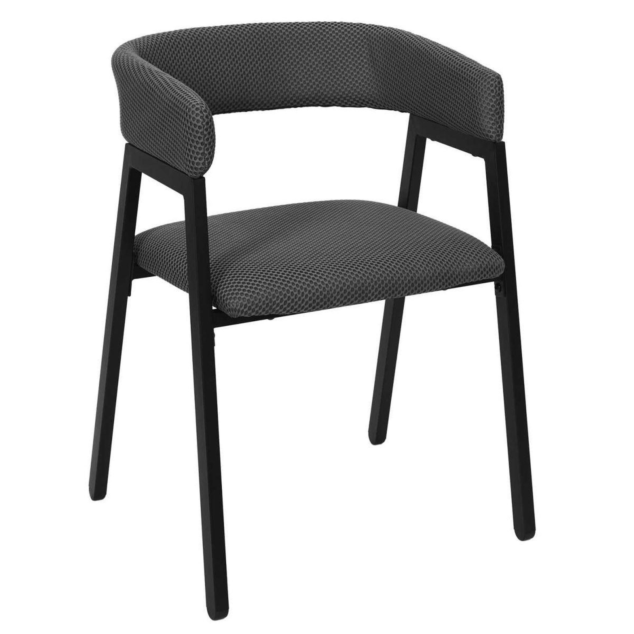 Voir la diapositive 2 : The Home Deco Factory Lot de 2 chaises design  atome  74cm gris