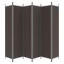 Voir la diapositive 4 : VIDAXL Cloison de separation 6 panneaux Marron 300x220 cm Tissu