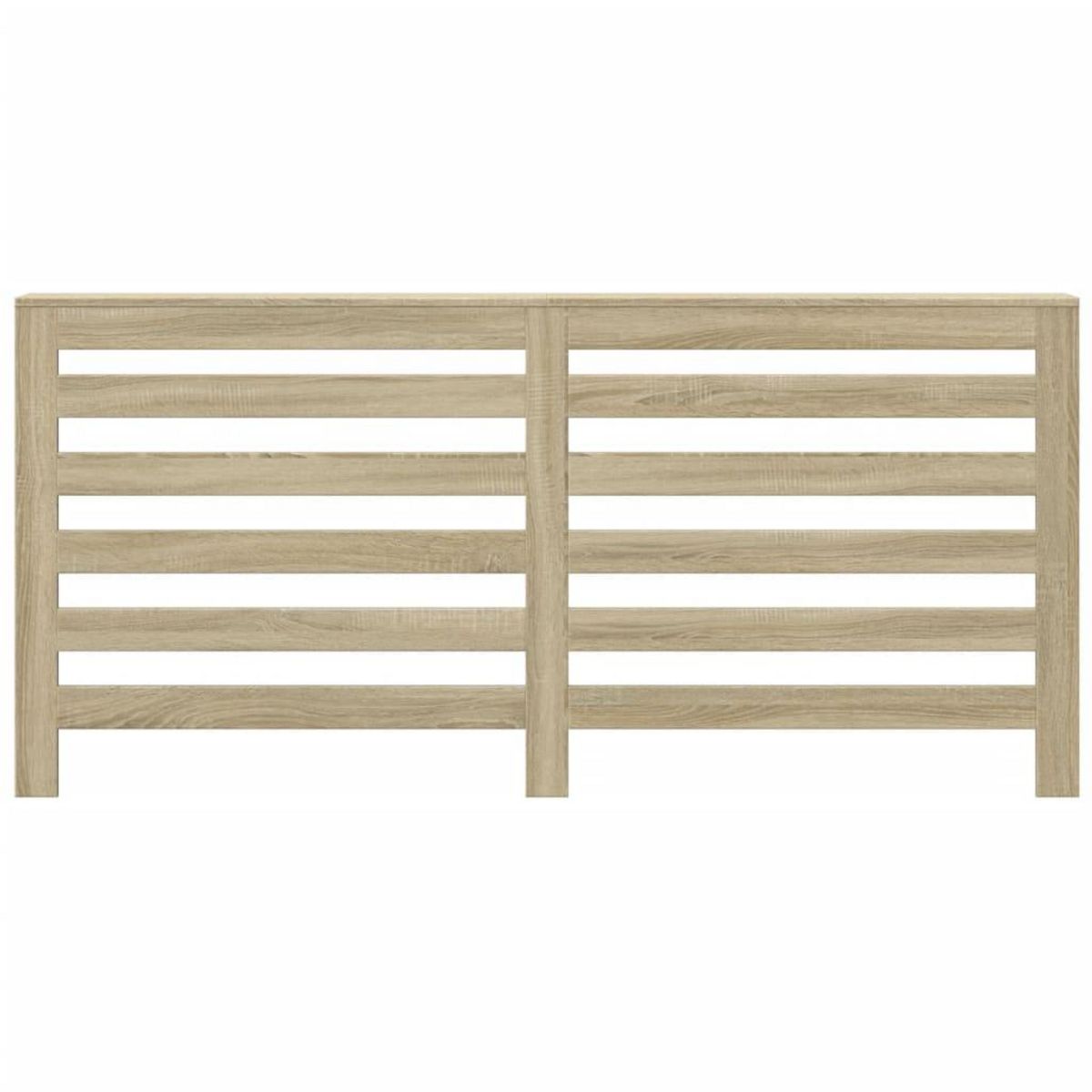 VIDAXL Cache-radiateur chene sonoma 175x20x82 cm bois d'ingenierie