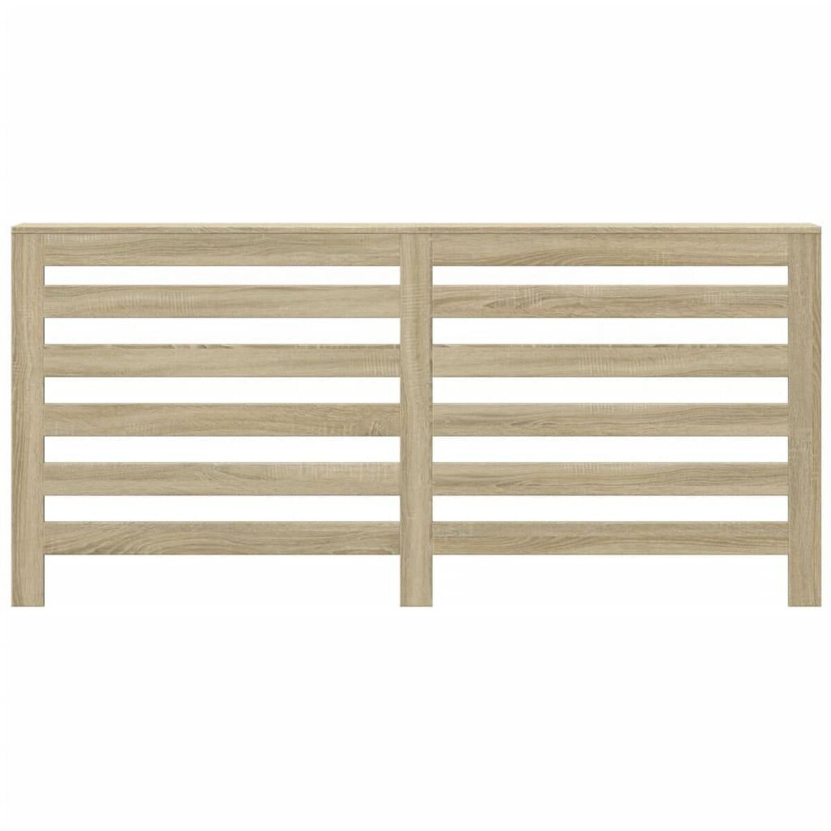 VIDAXL Cache-radiateur chene sonoma 175x20x82 cm bois d'ingenierie