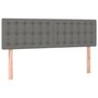 Voir la diapositive 2 : VIDAXL Tetes de lit 2 pcs Gris fonce 72x5x78/88 cm Tissu