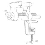 OUTIFRANCE Etau agrafe amateur 90 mm