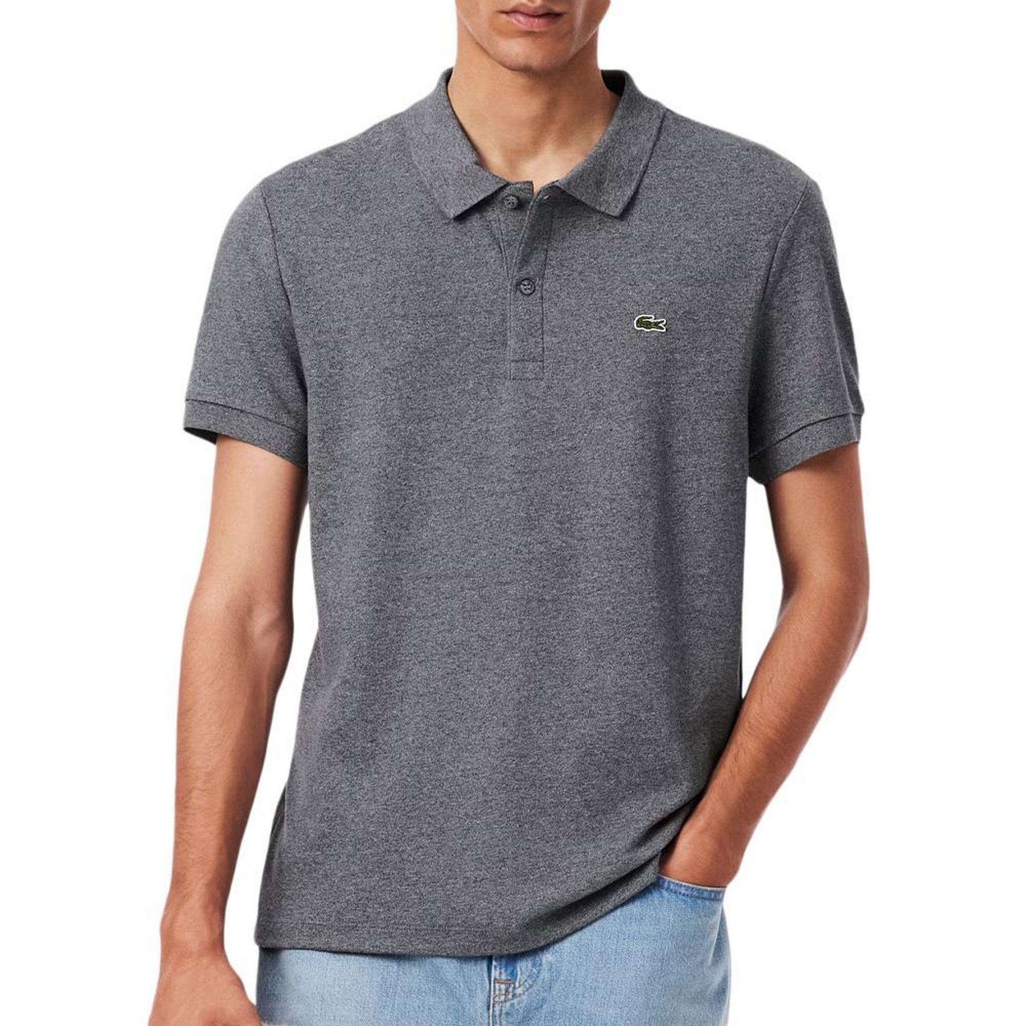 Lacoste Polo Gris Homme Lacoste Polo Regular. Coloris disponibles : Gris