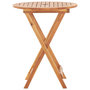 Voir la diapositive 2 : VIDAXL Table pliable de jardin 60x75 cm bois d'acacia massif