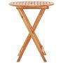Voir la diapositive 2 : VIDAXL Table pliable de jardin 60x75 cm bois d'acacia massif