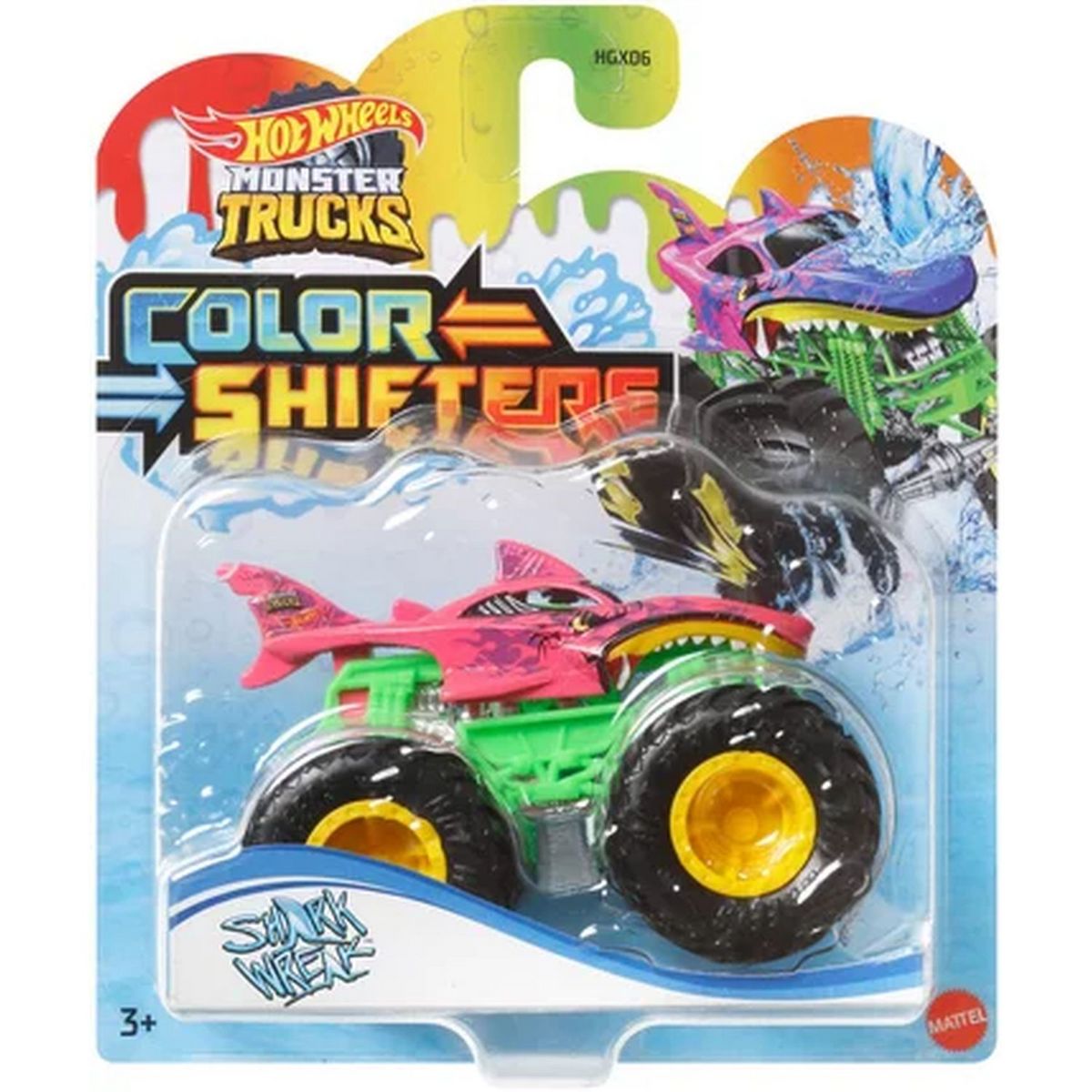 MATTEL Hot Wheels Monster Truck Colors Shifters 