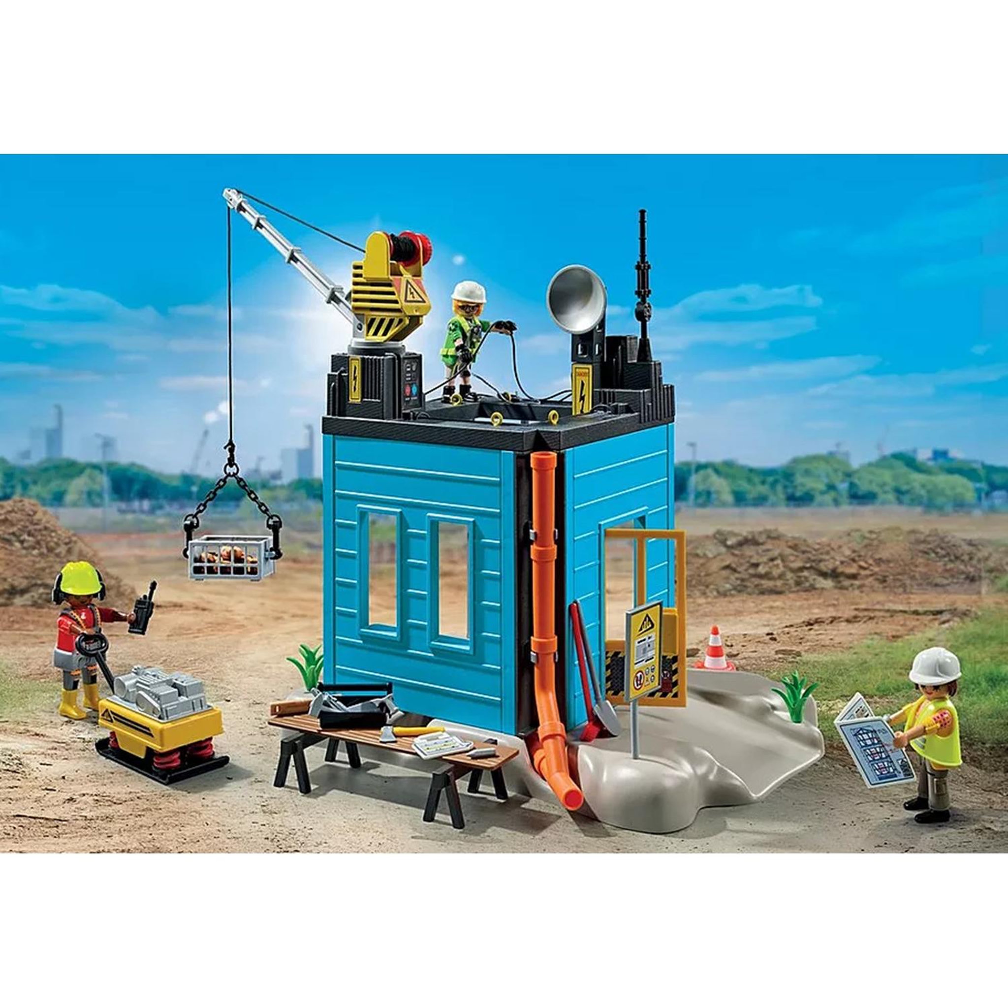 Voir la diapositive 3 : PLAYMOBIL Ouvriers et chantier