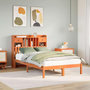 Voir la diapositive 1 : VIDAXL Lit bibliotheque sans matelas cire marron 135x190 cm pin massif
