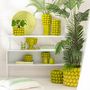 Voir la diapositive 3 : Paris Prix Vase Déco en Céramique  Citron  34cm Vert