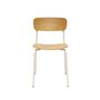 Voir la diapositive 3 : SWEEEK Lot de 2 chaises vintage contreplaqué avec placage bois et pieds métal L 43.5 x P 51 x H 77cm - Toby