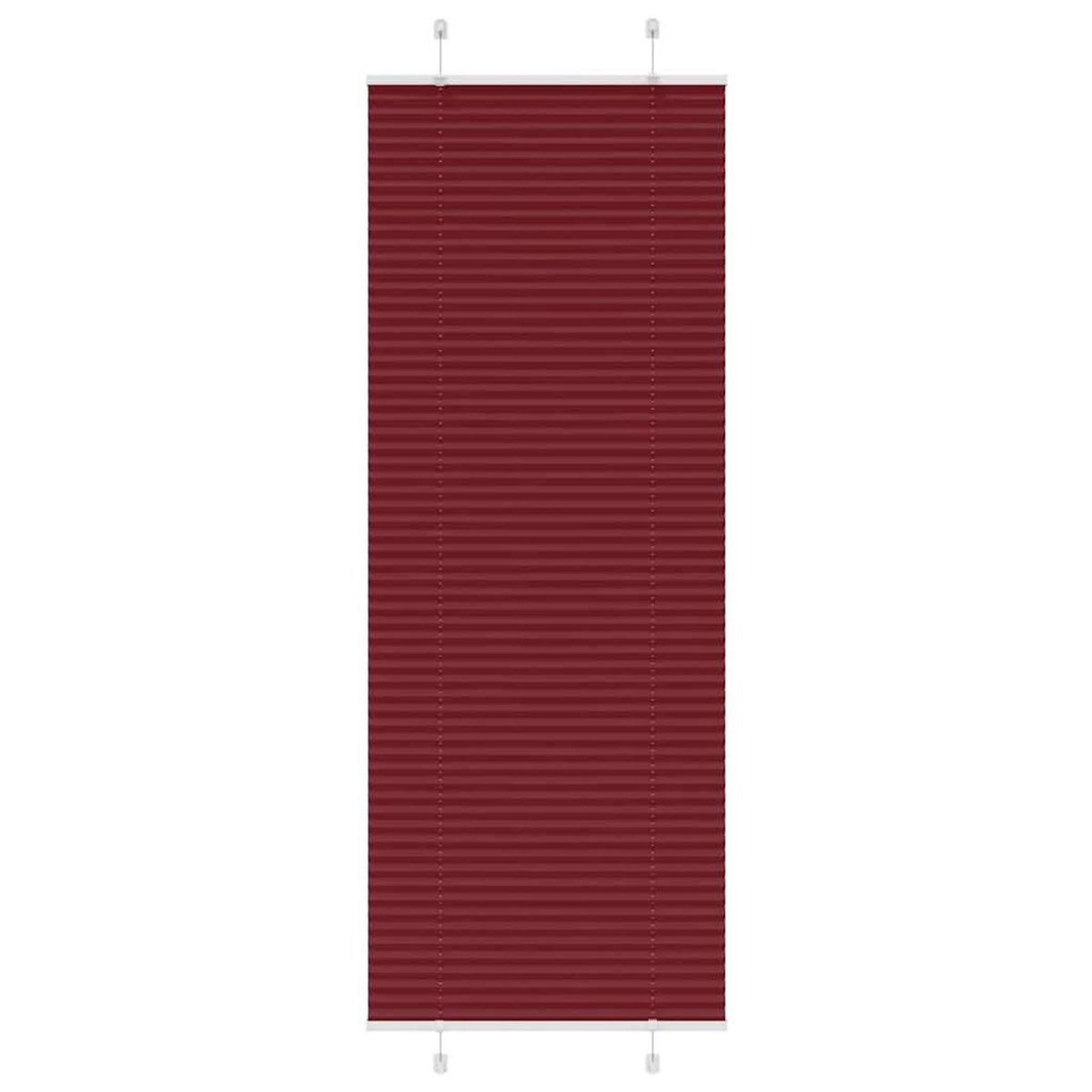 VIDAXL Store plisse rouge bordeaux 70x200 cm largeur du tissu 69,4 cm