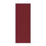 VIDAXL Store plisse rouge bordeaux 70x200 cm largeur du tissu 69,4 cm